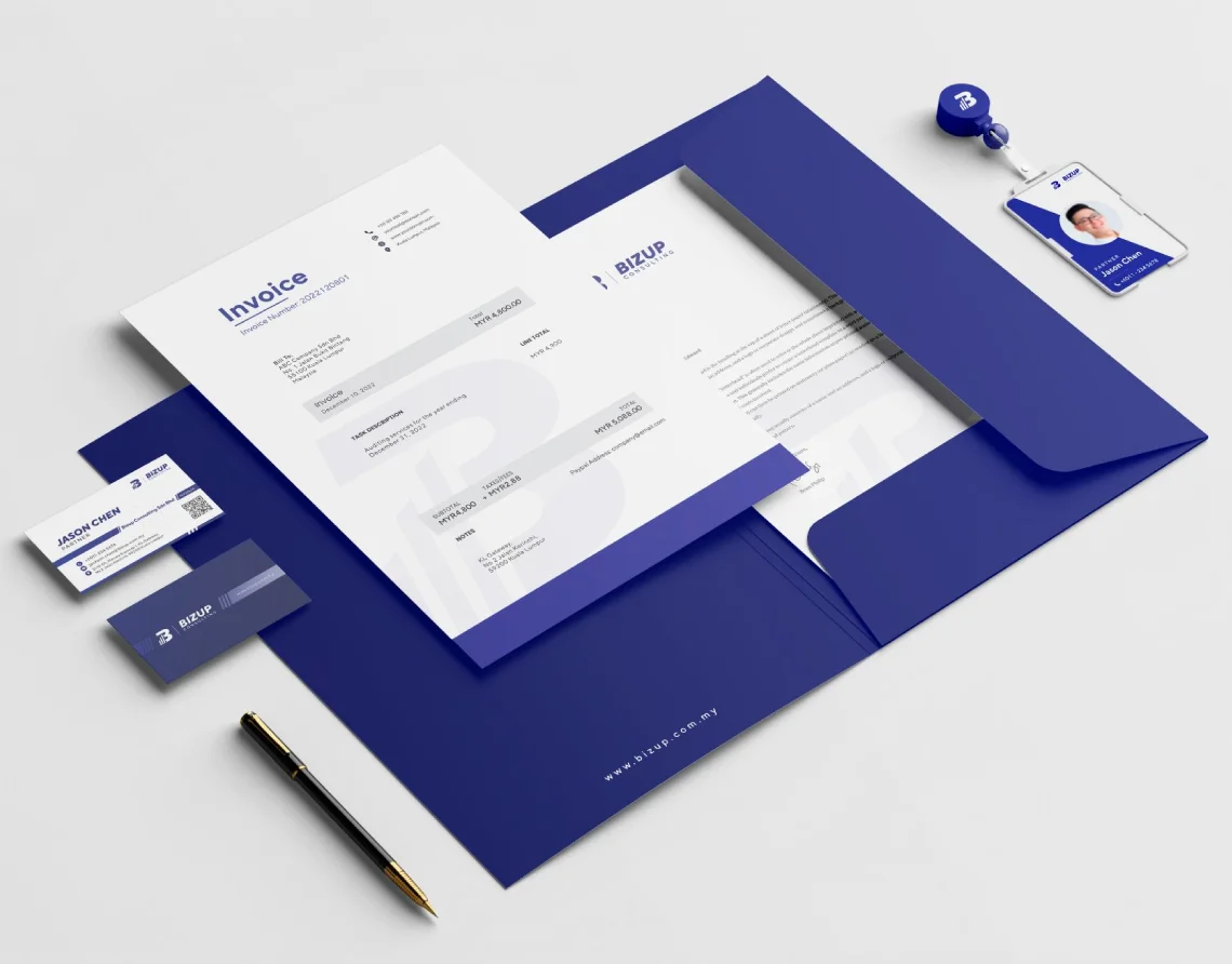 DW-Studio-bizup mock up brand identity system business card accounting advisory-design-develope-expert-Team-cover